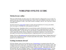 Tablet Screenshot of norlinks.com